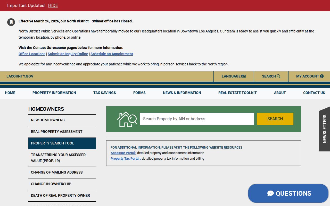 Temple City people search Los Angeles County property search entry