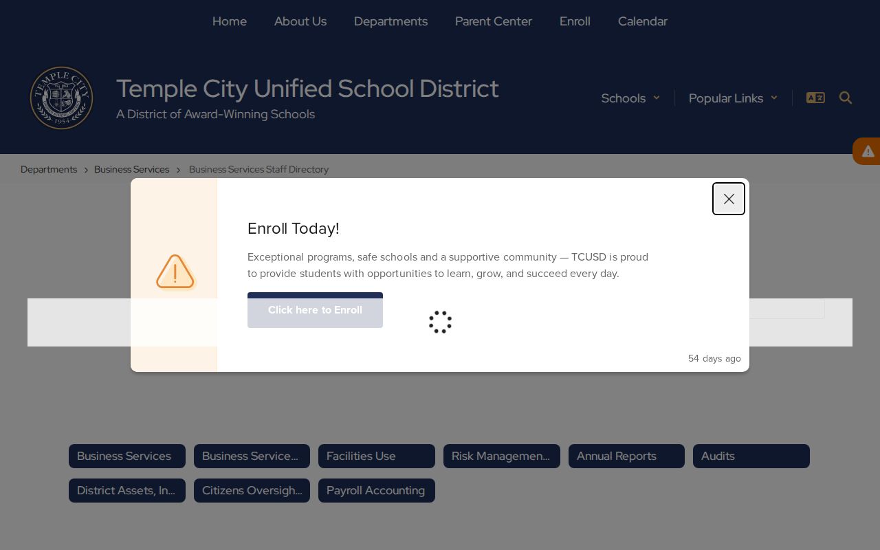 Temple City people directories TCUSD staff directory search