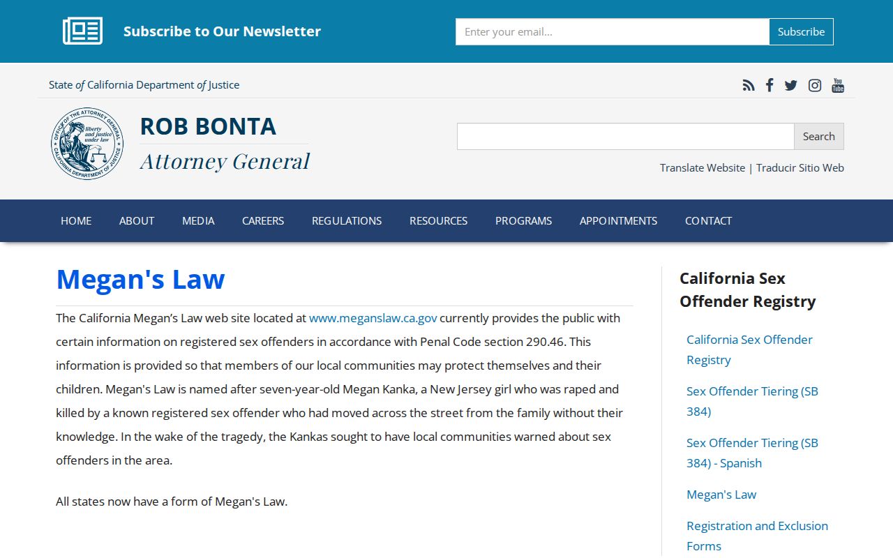 Temple City public records and California Megan's Law safety registry